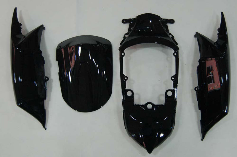 For GSXR 600/750 2008-2009 Bodywork Fairing Black ABS Injection Molded Plastics Set