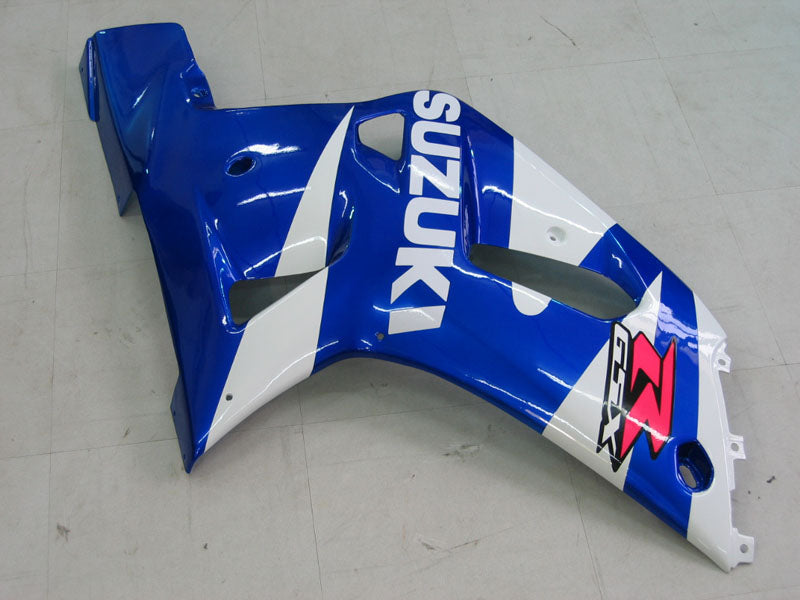 2001-2003 Suzuki GSXR 750 Amotopart Fairings Blue & White Suzuki GSXR Racing