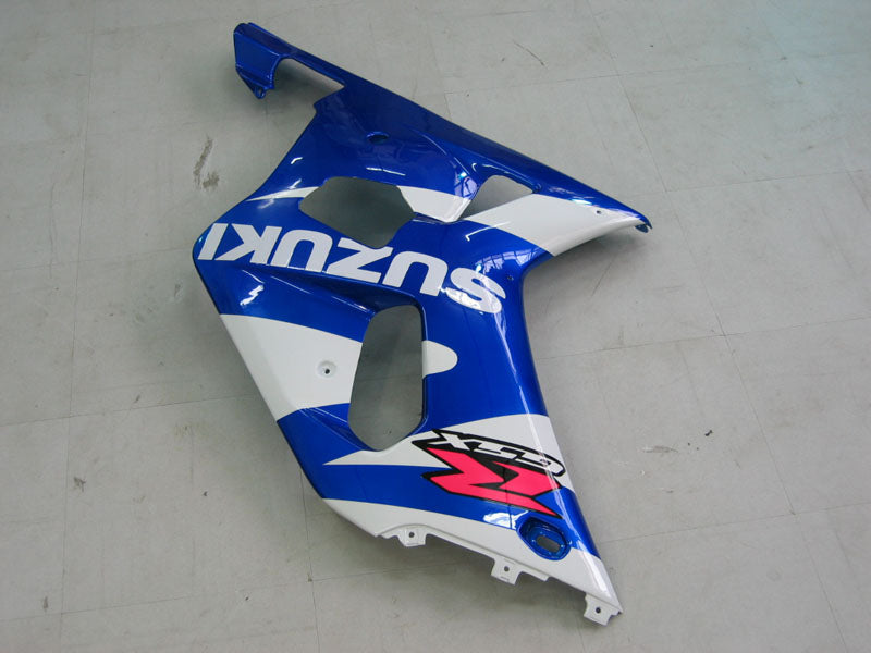 2001-2003 Suzuki GSXR 750 Amotopart Fairings Blue & White Suzuki GSXR Racing