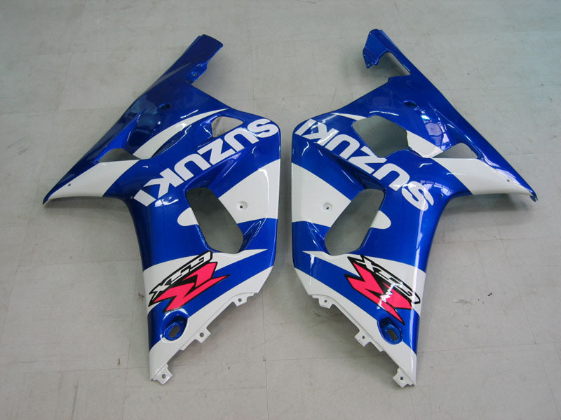 2001-2003 Suzuki GSXR750 Amotopart Fairing Blue&White Kit