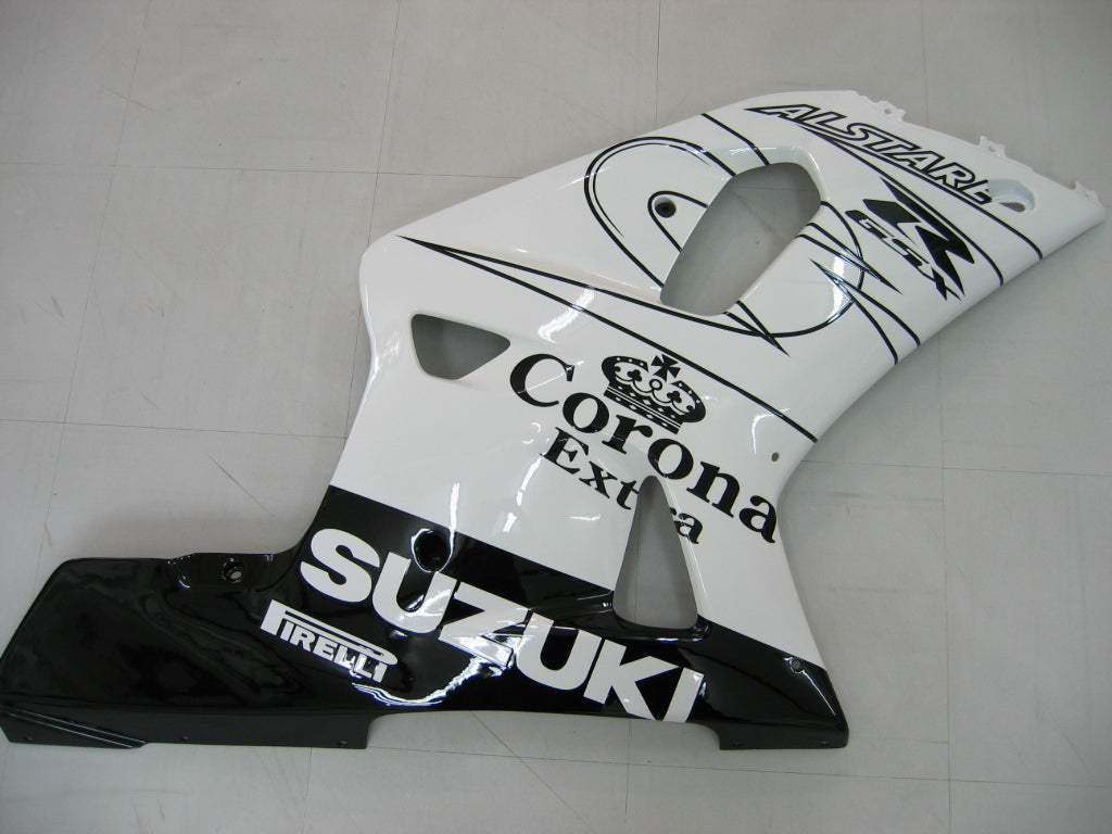 2001-2003 Suzuki GSXR 750 Amotopart Fairings White Black Alstare Corona Racing