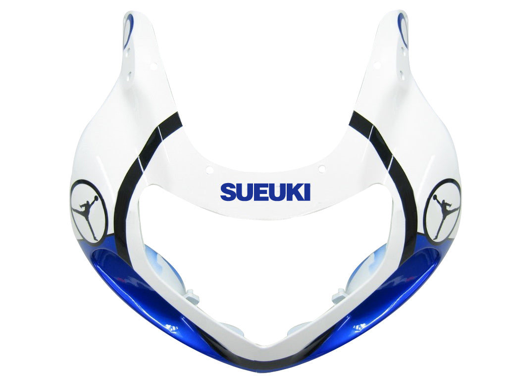 2001-2003 Suzuki GSXR 750 Amotopart Fairings White Blue Jordan GSXR Racing