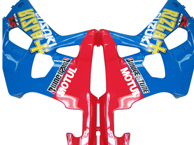 2001-2003 Suzuki GSXR 750 Amotopart Fairings Blue Red Rizla GSXR Racing