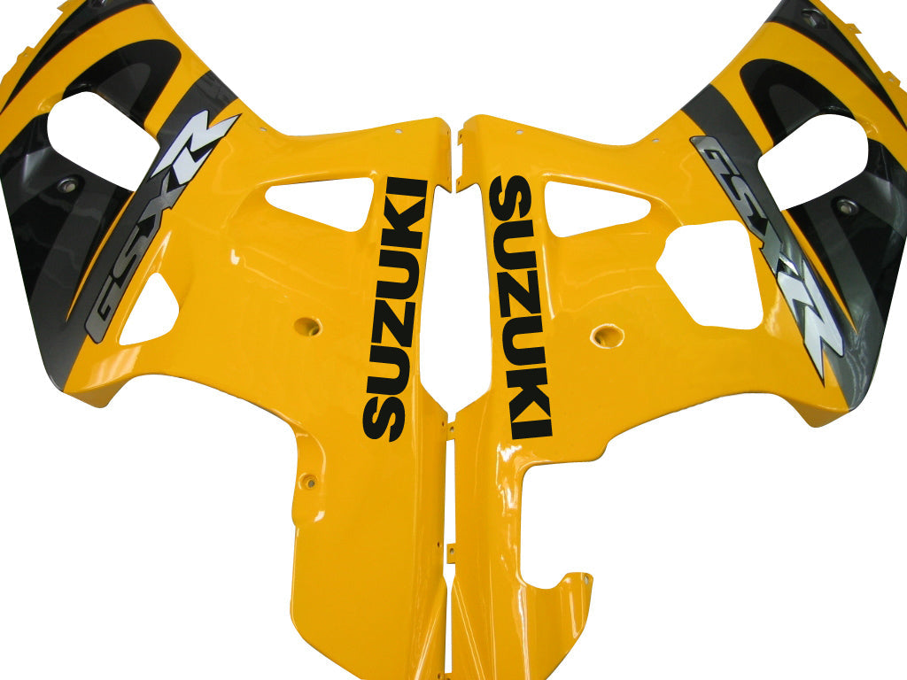 2001-2003 Suzuki GSXR 750 Amotopart Fairings Yellow Black GSXR Racing