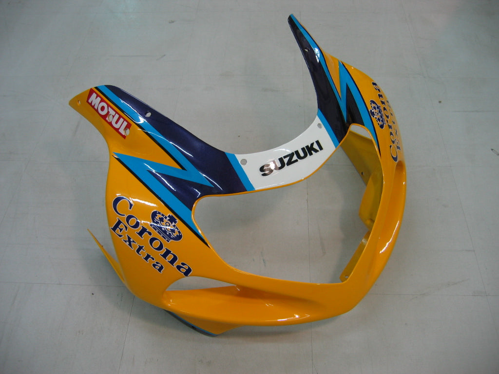 2001-2003 Suzuki GSXR 750 Amotopart Fairings Yellow Blue Corona GSXR Racing