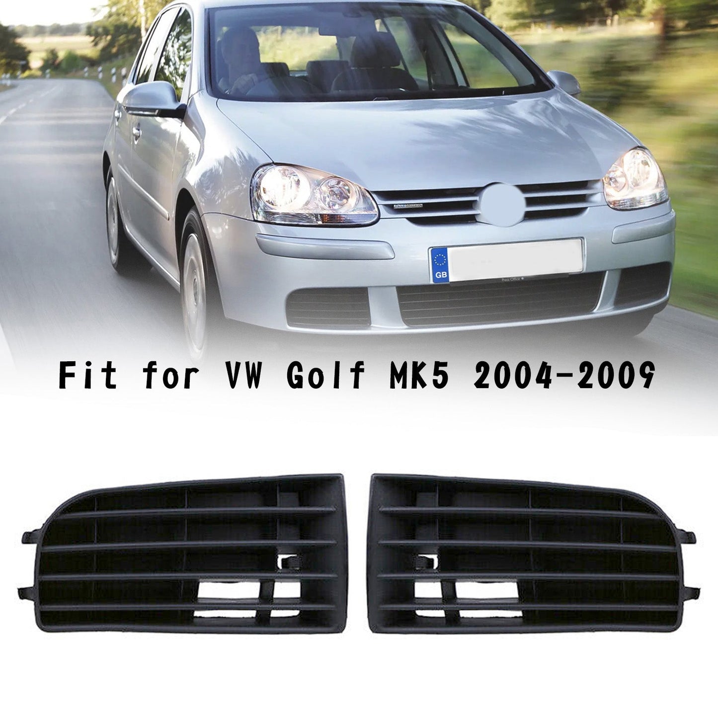 ABS Front bumper Grille Grill Guard Cover fit Volkwage VW Golf 2005-2008 MK5