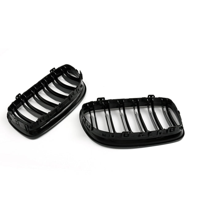 2008-2012 BMW E90/E91 LCI 3 Series Front Kidney Grill Grilles Double Rib