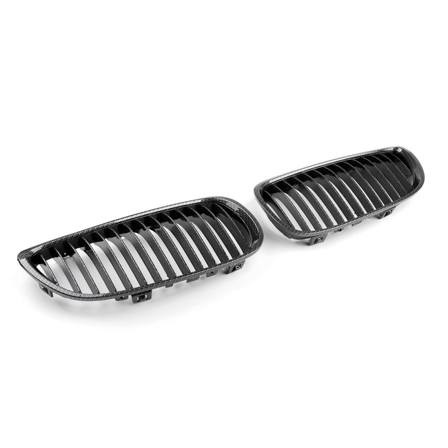 For BMW 7-1 E92 E93 328i 335i 2DR Front Kidney Grille Grill Double Rib Black