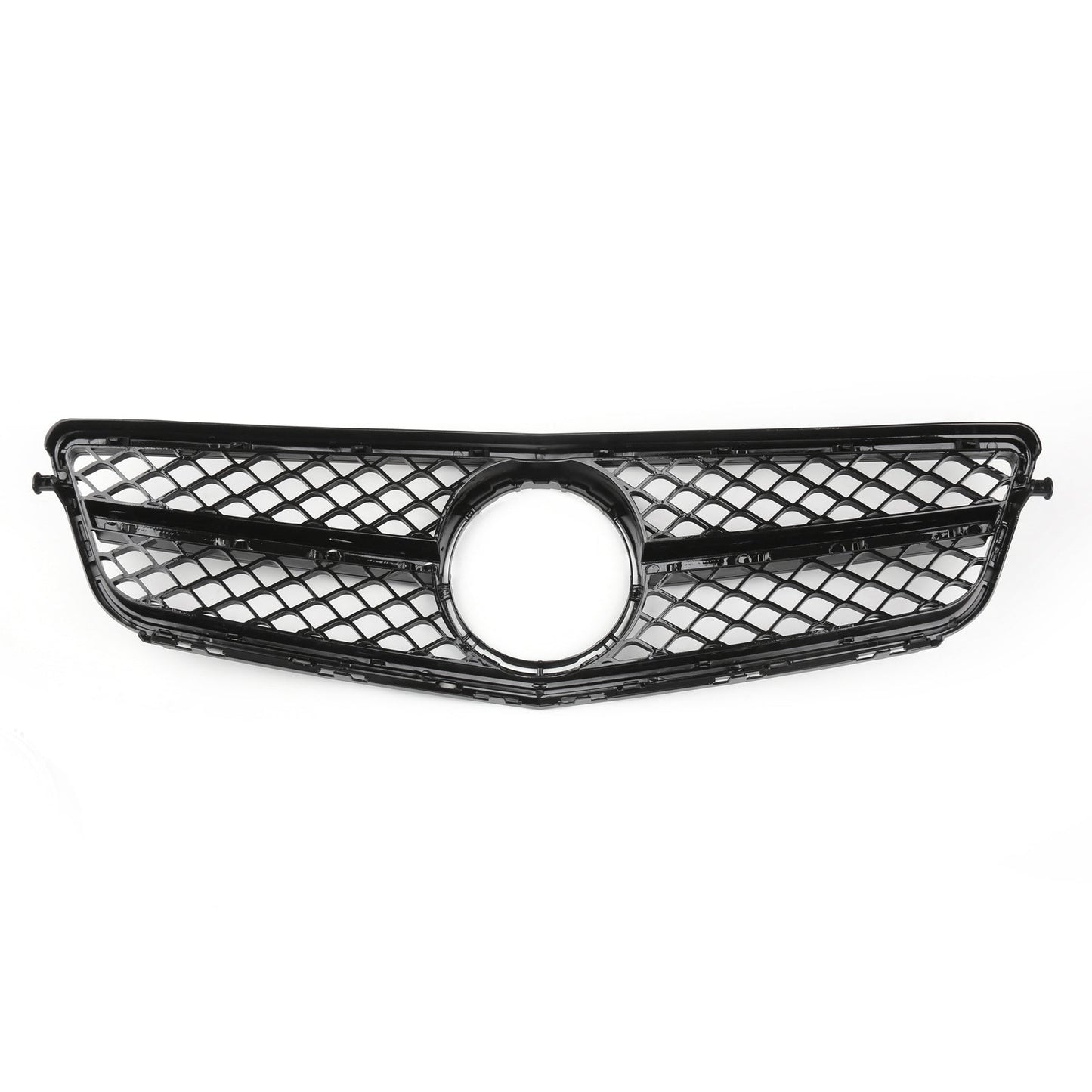 W204 C-Class 2008-2014 Benz C300 C350 Front Grill Gloss Black Car Grille C63 Style