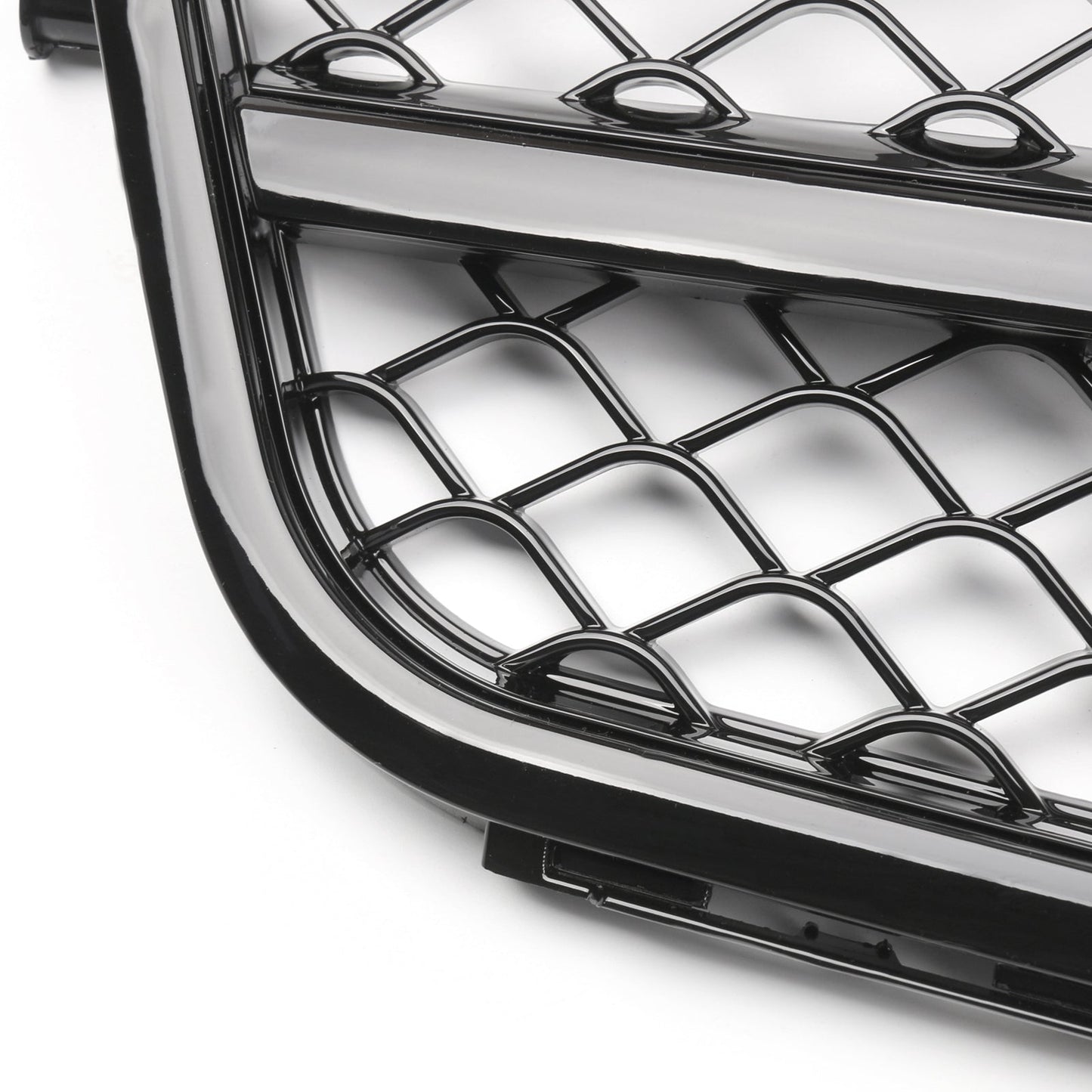 W204 C-Class 2008-2014 Benz C300 C350 Front Grill Gloss Black Car Grille C63 Style