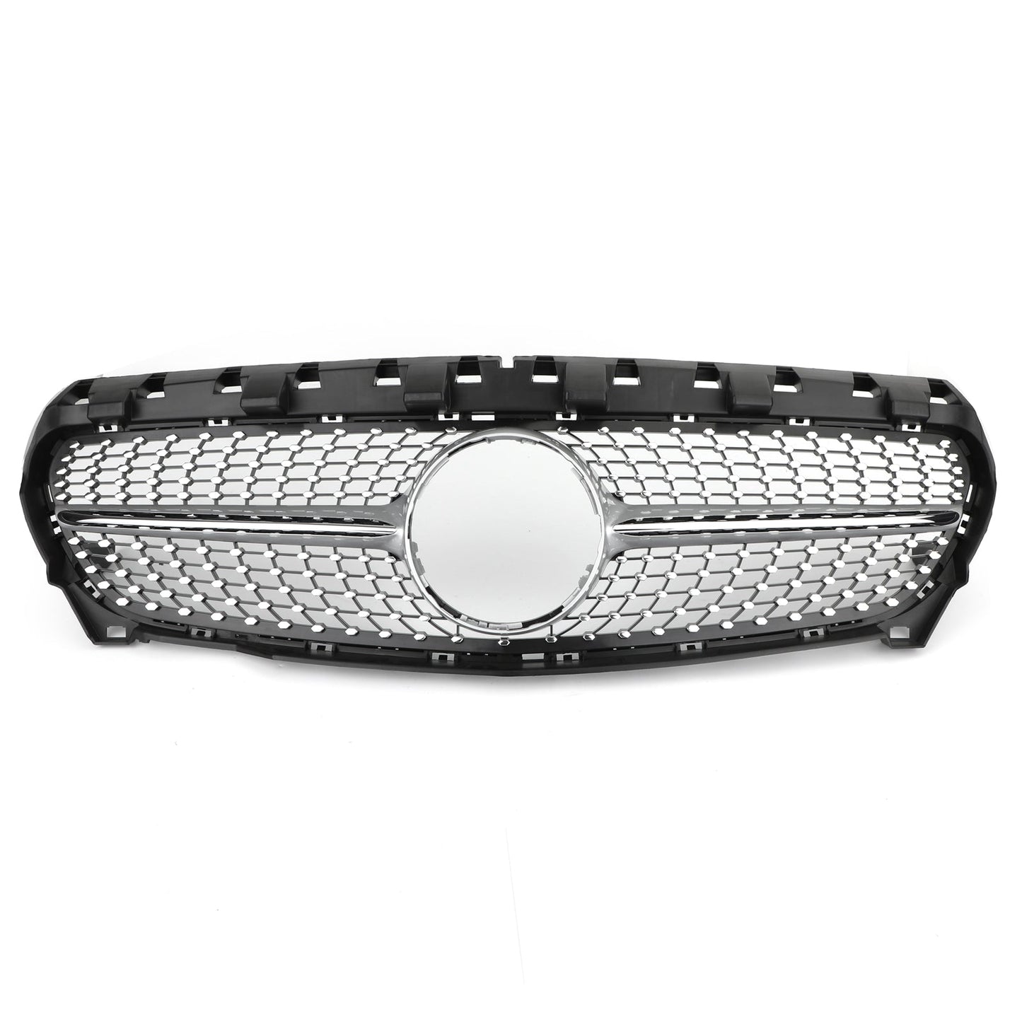 Diamond star grille grill Fit Mercedes-Benz R117 W117 CLA250 2013-2016 Silver