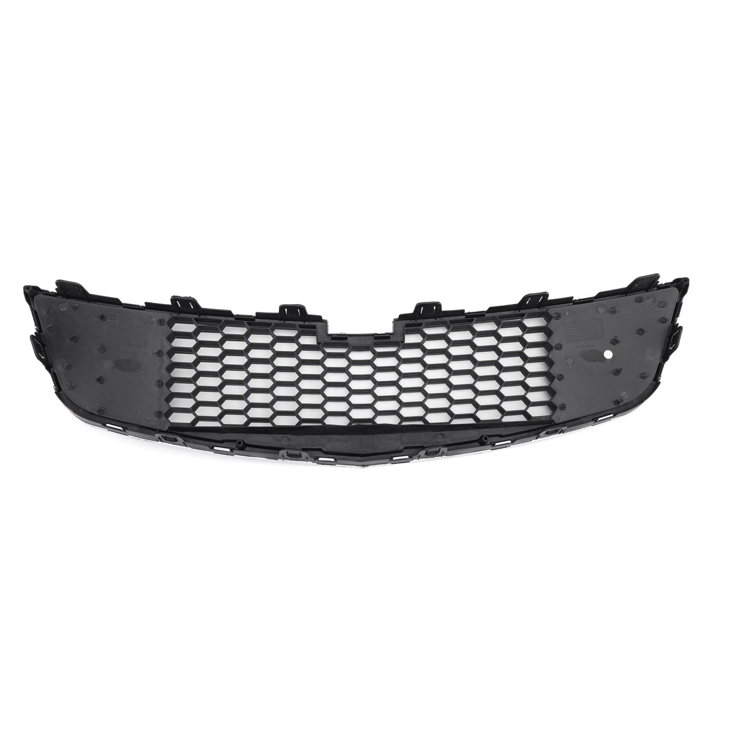 2PCS Front Bumper Upper+Lower Grille Inserts Trim Covers For 2014 Chevy Cruze