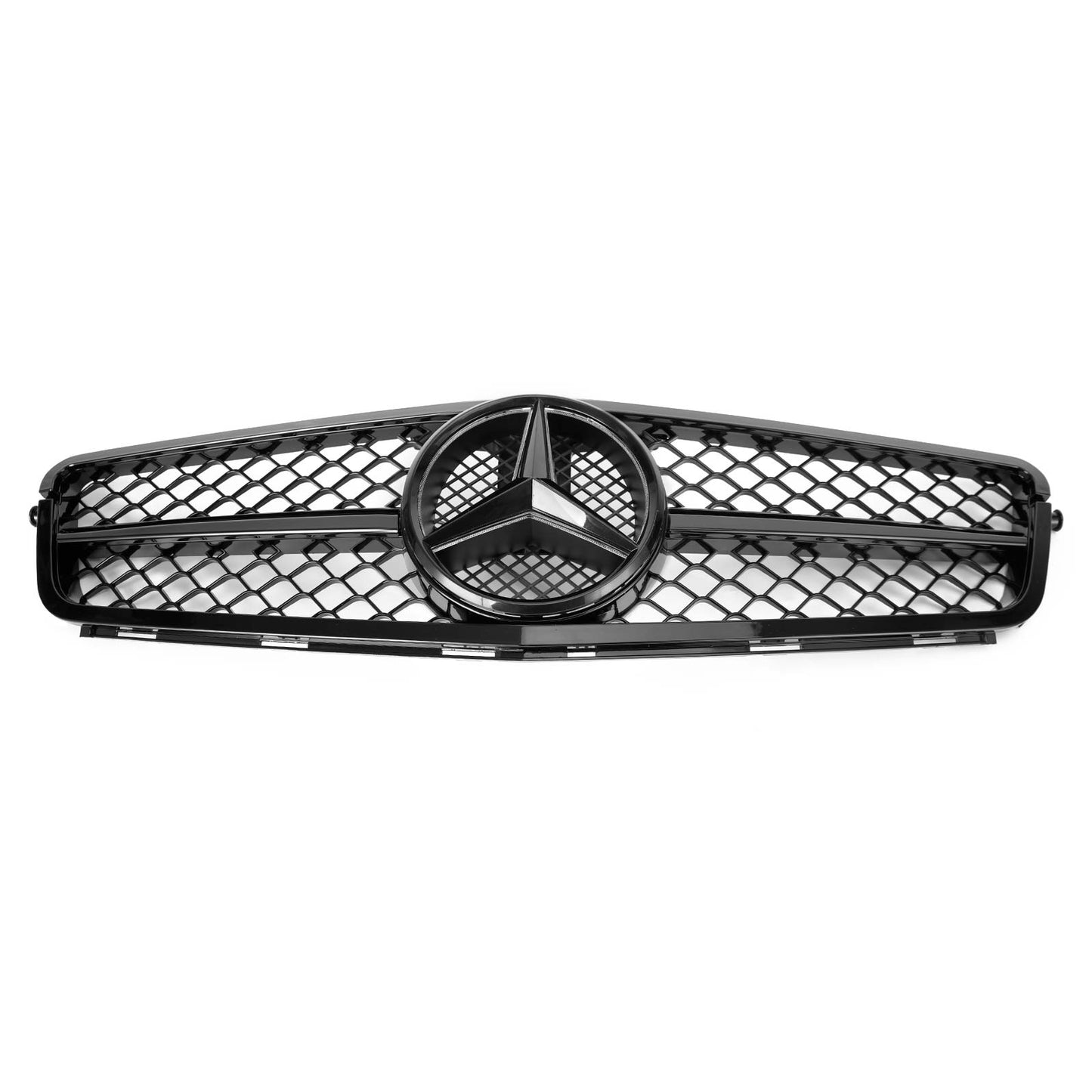 AMG W204 C-Class 2008-2014 Benz C300 C350 w/LED Front Bumper Car Grille Grill