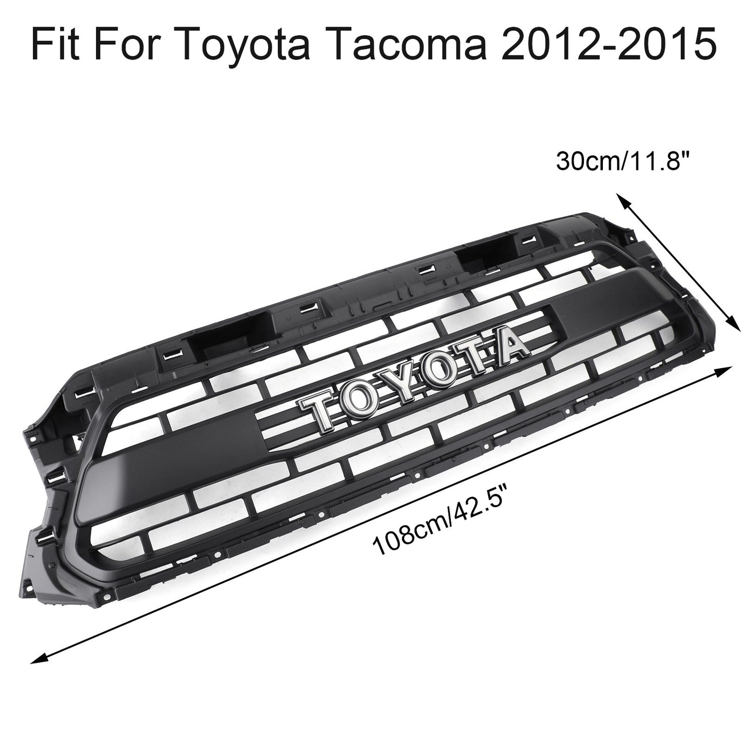 Honeycomb Grill Grille PTR54-35150 Fit TOYOTA TACOMA 2012-2015 TRD PRO