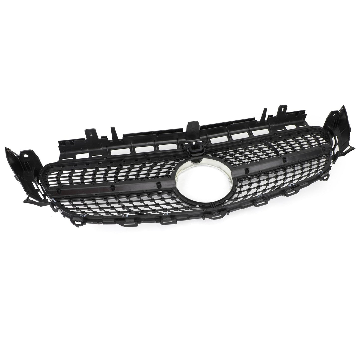 Mercedes Benz W213 E300 E400 2016-2019 Diamond Silver Border Front Grille Grill