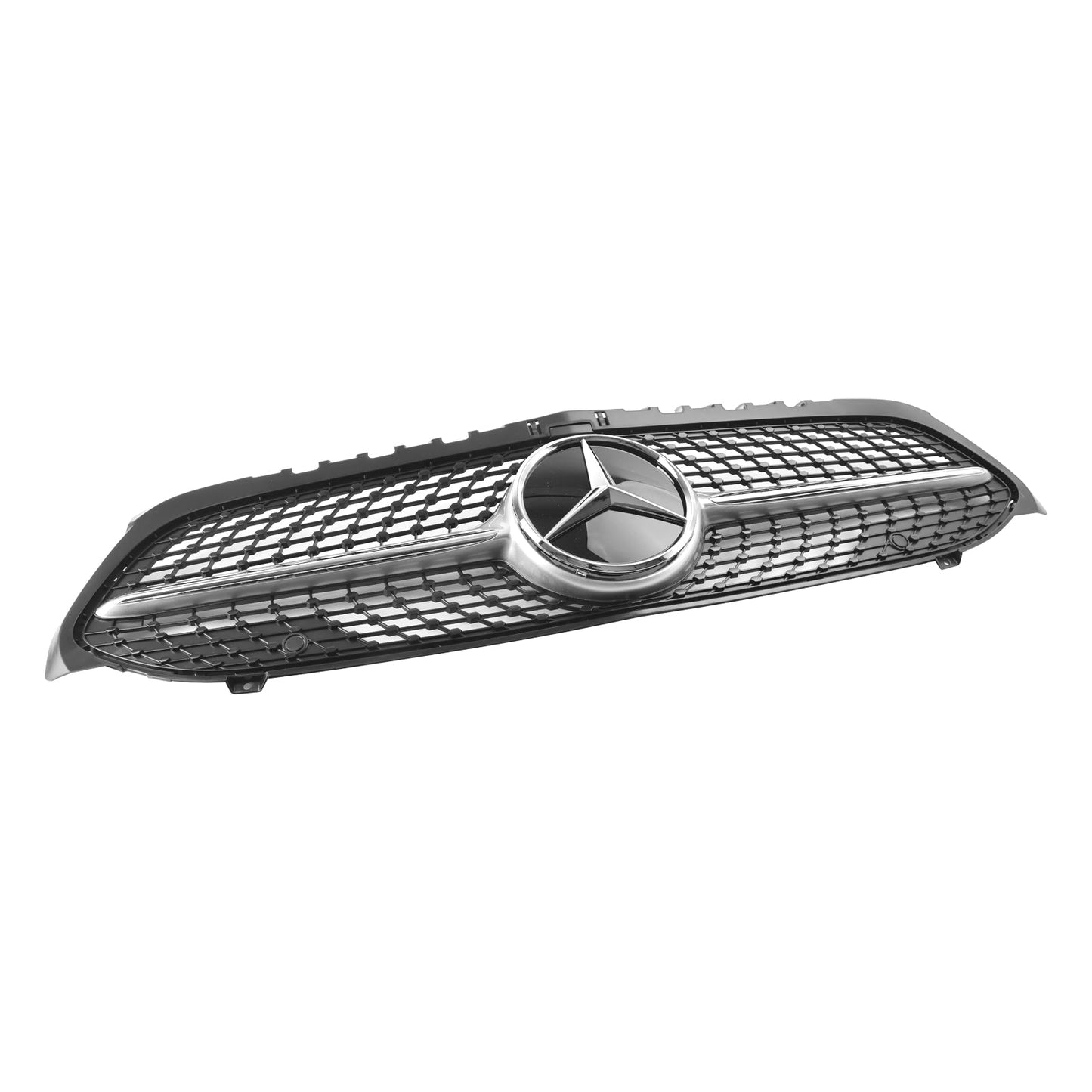 2019-2023 Benz A-Class W177 Diamond Front Bumper Grill Grille Black