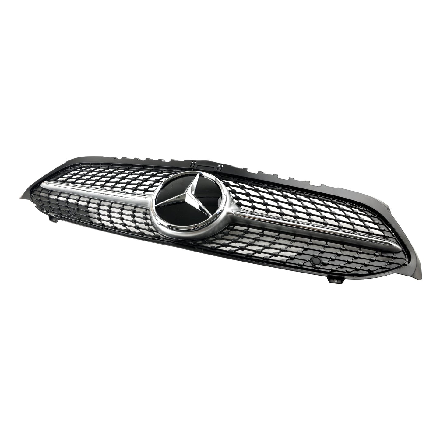 2019-2023 Benz A-Class W177 Diamond Front Bumper Grill Grille Black