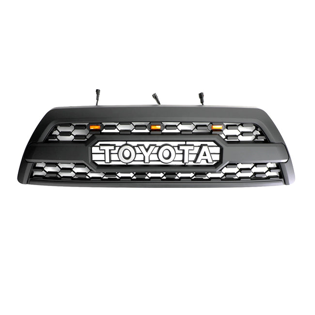 Toyota 4Runner 2006-2009 TRD PRO Style Front Bumper Grille Grill W/ LED