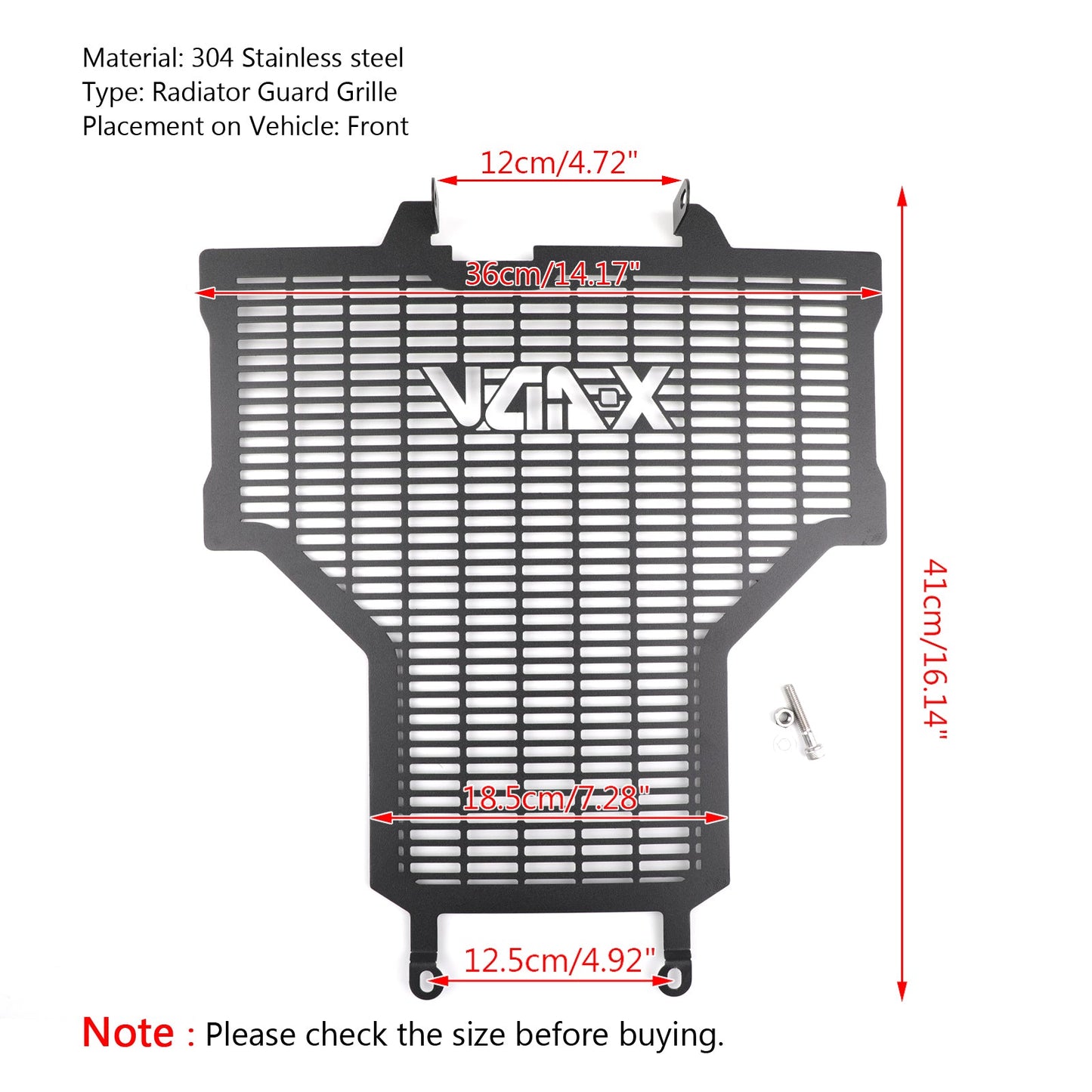 2017-2018 Honda X-ADV XADV 750 Radiator Cooler Grille Guard Cover Protector