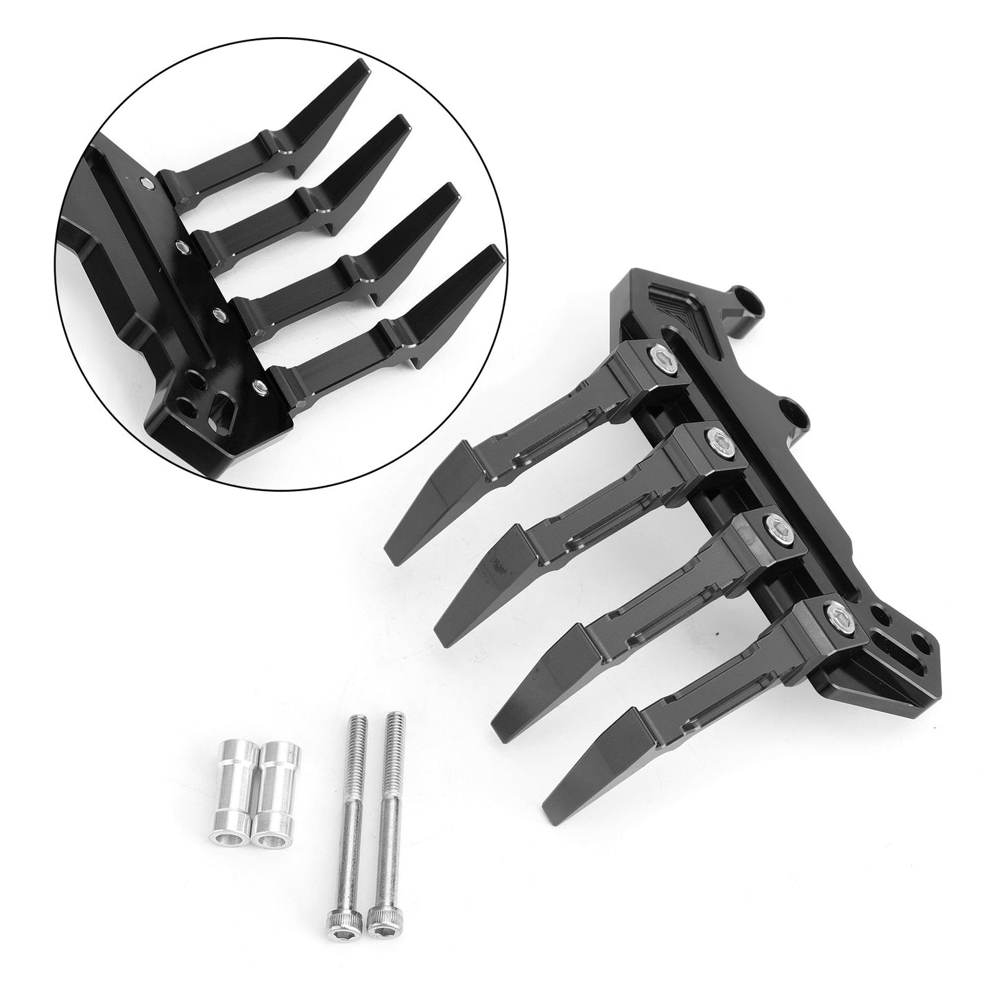 Black Reservoir Water Coolant Protector Guard For Yamaha FZ07 MT07 MT-07 14-19 Generic