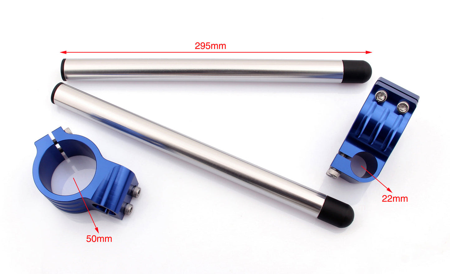 50MM CNC Handle Bar Clip for Ducati Monster Aprilia RSV Mille Mille R RS 250 Generic