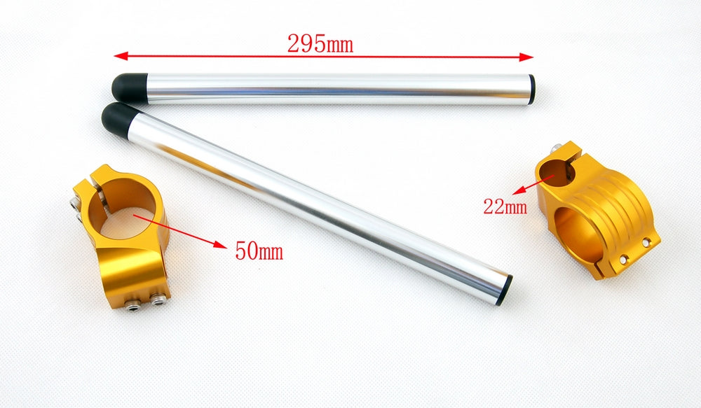 50MM CNC Handle Bar Clip for Ducati Monster Aprilia RSV Mille Mille R RS 250 Generic