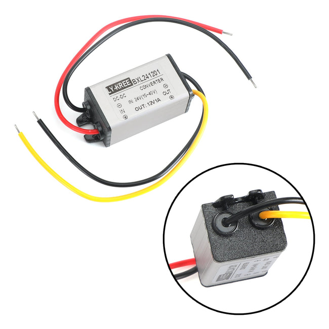 24V To Dc 12V 1A Waterproof Converter Step Down Volt Module Power Supply