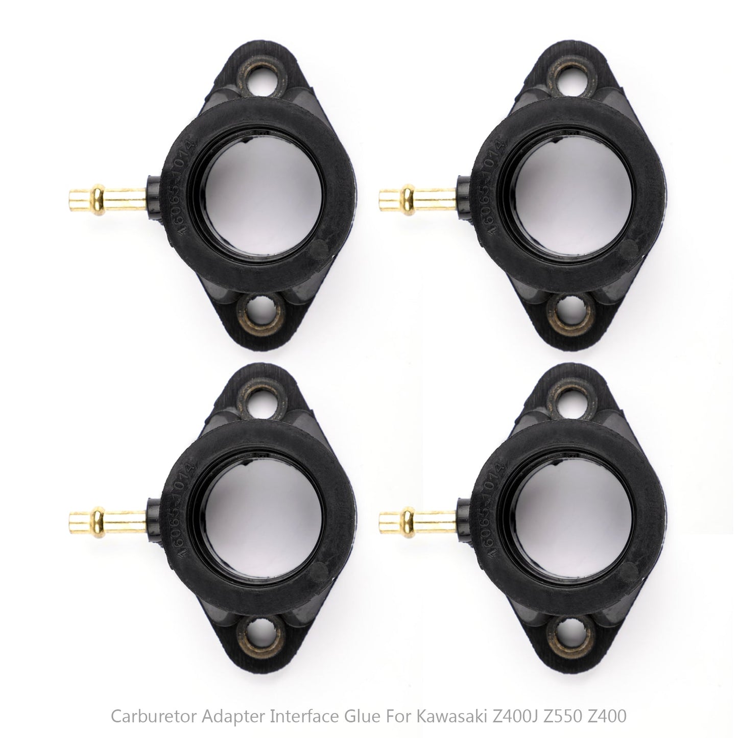 4x Carb Intake Manifold Boots For Kawasaki Z400J KZ500B KZ550 Ltd 16065-1014