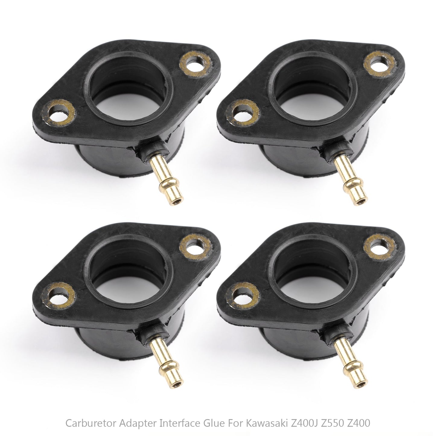 4x Carb Intake Manifold Boots For Kawasaki Z400J KZ500B KZ550 Ltd 16065-1014