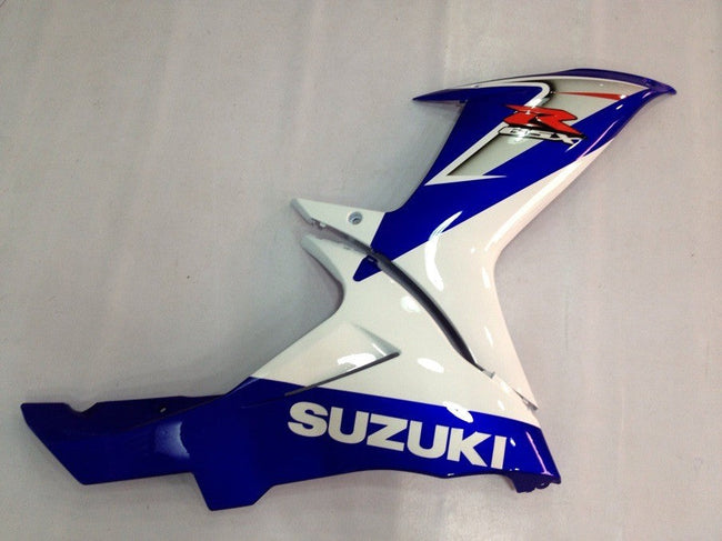 2011-2021 Suzuki GSXR 600 750 Amotopart Fairing White&Blue Kit