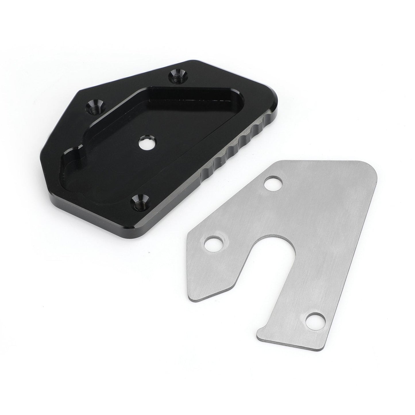 CNC Kickstand Side Stand Plate Extension Pad For SUZUKI DL650 V-STROM 650 12-19