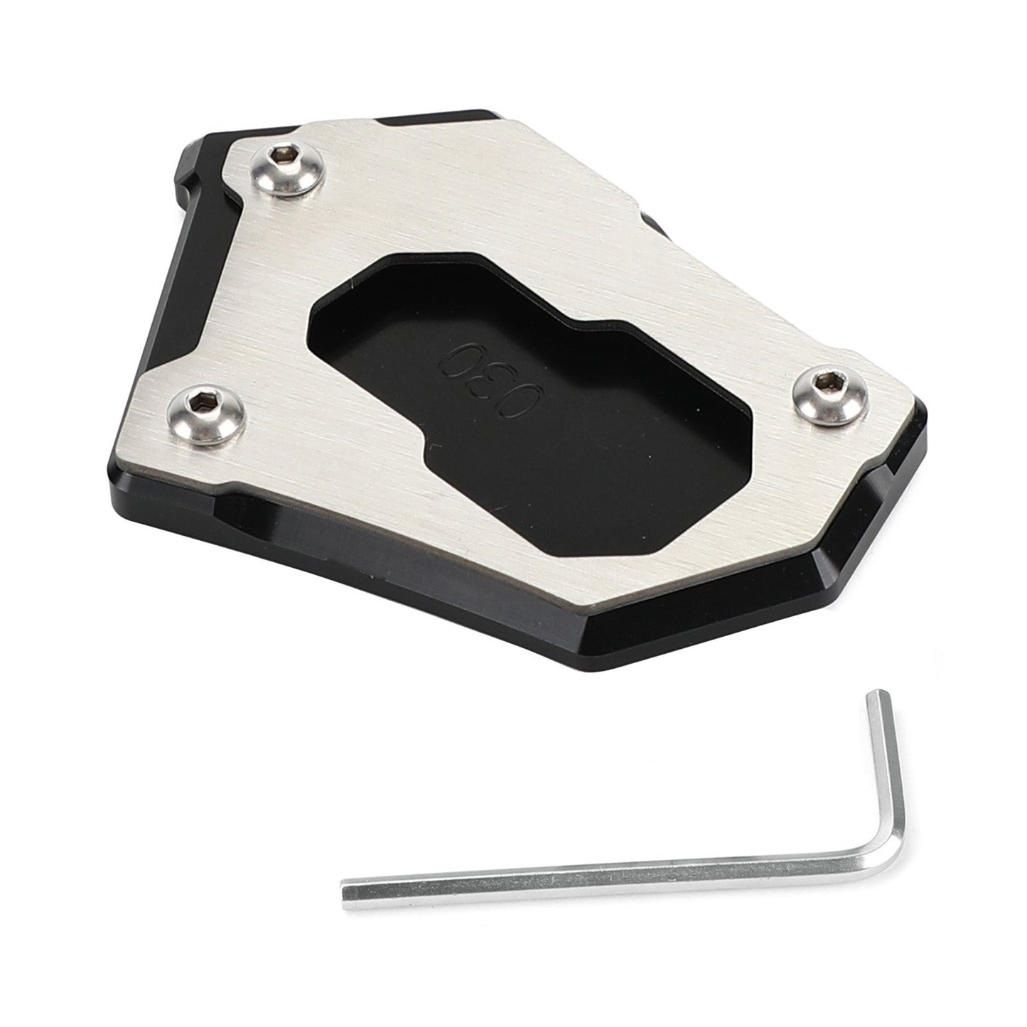 CNC Side Stand Extenesion Kickstand Enlarger Plate For BMW R1200GS ADV LC 14-16