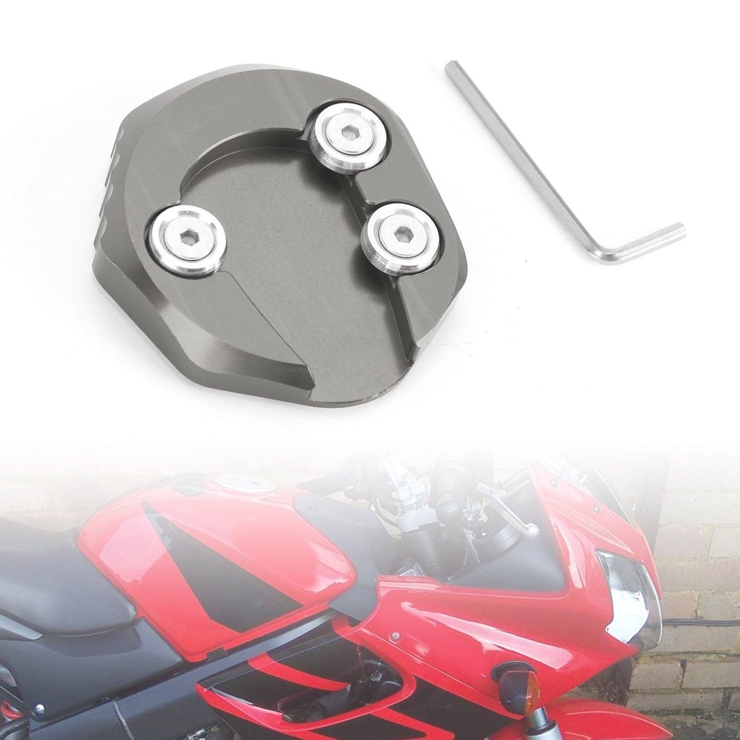 Kickstand Enlarge Plate Pad fit for Honda CBR150R17-2020 REBEL 500 CMX500 2020