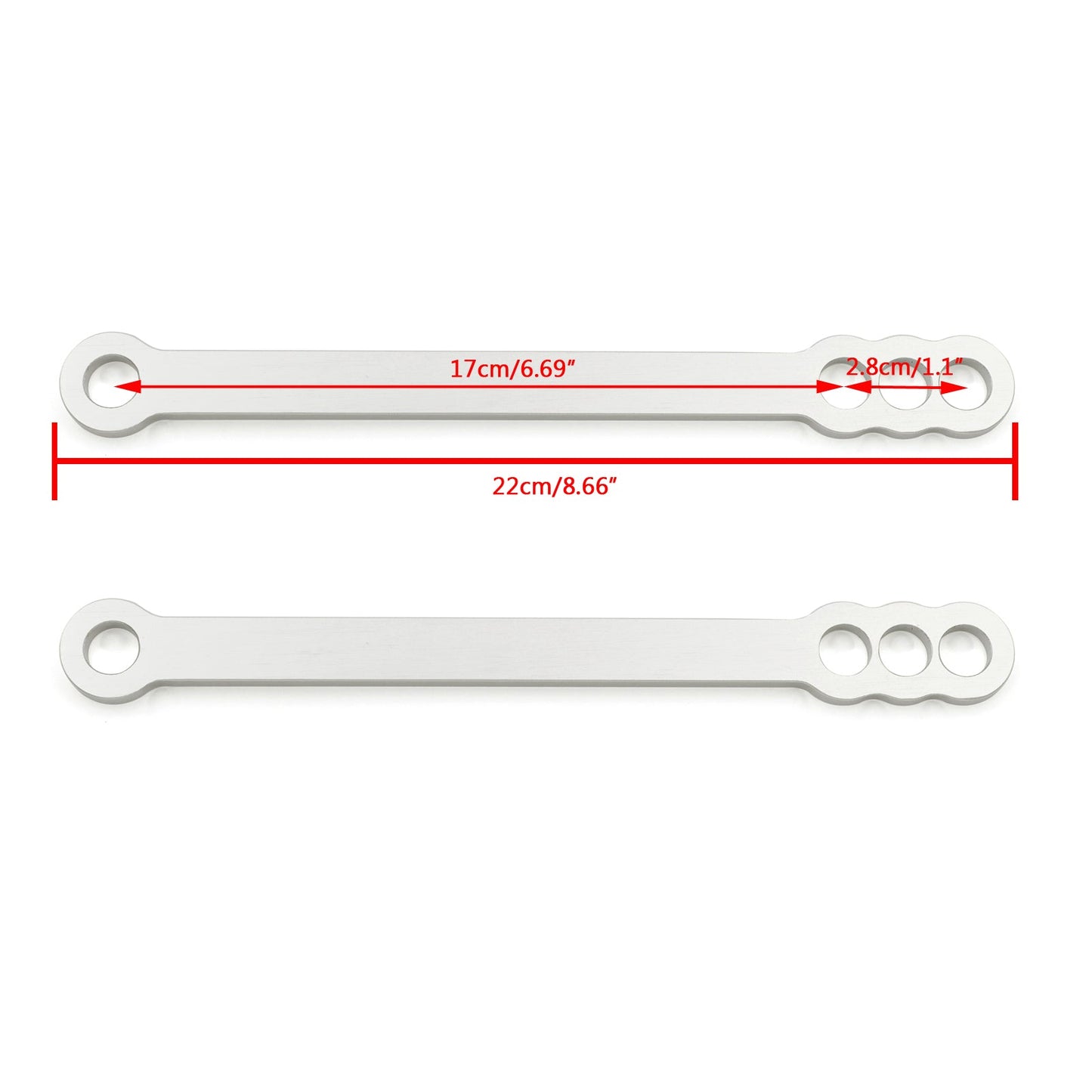 Lowering Links Link For Suzuki GSXR 600 750 2001-2005 GSXR 1000 2001-2004 Chrome