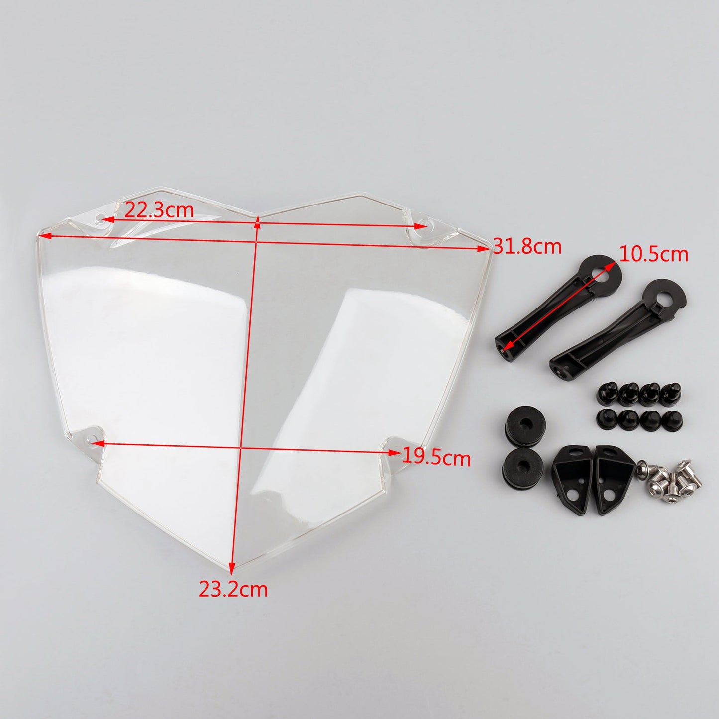 Front Headlight Guard Cover Lens Protector For BMW R1200GS ADV WC 2013-2017 Generic