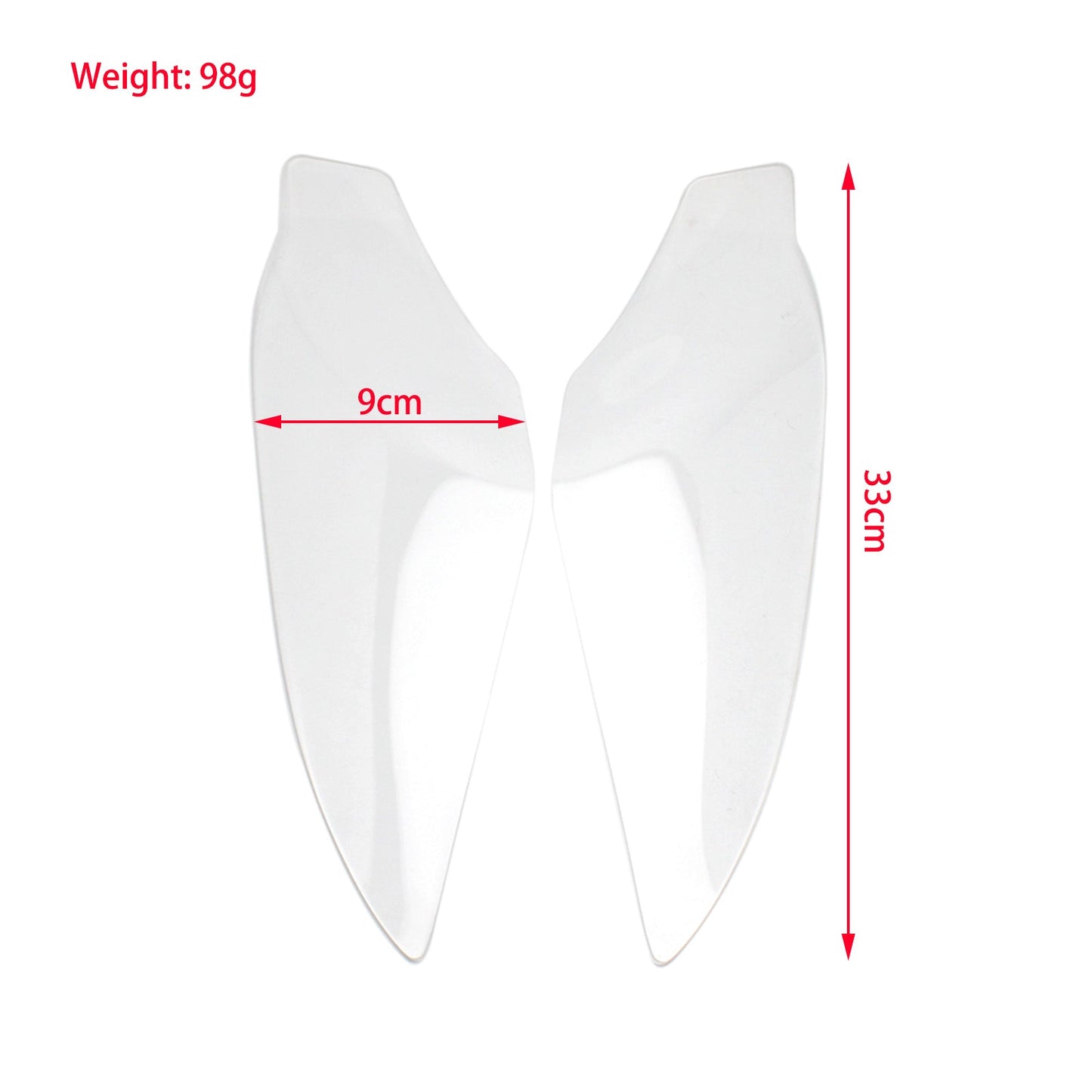 Headlight Lens Protection Cover Clear Fit For Kawasaki Ninja 1000 Z1000Sx 17-20