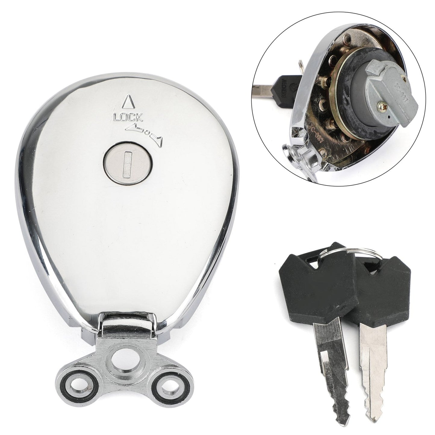 Fuel Gas Tank Cap + Keys For Kawasaki ZR1100 BJ250 VN1500 ZL600 Vulcan 400 500