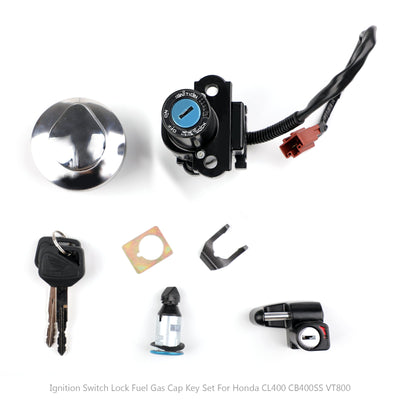 Ignition Switch Fuel Gas Cap Seat Lock Key For Honda CL4 CB4SS CA25 CMX45