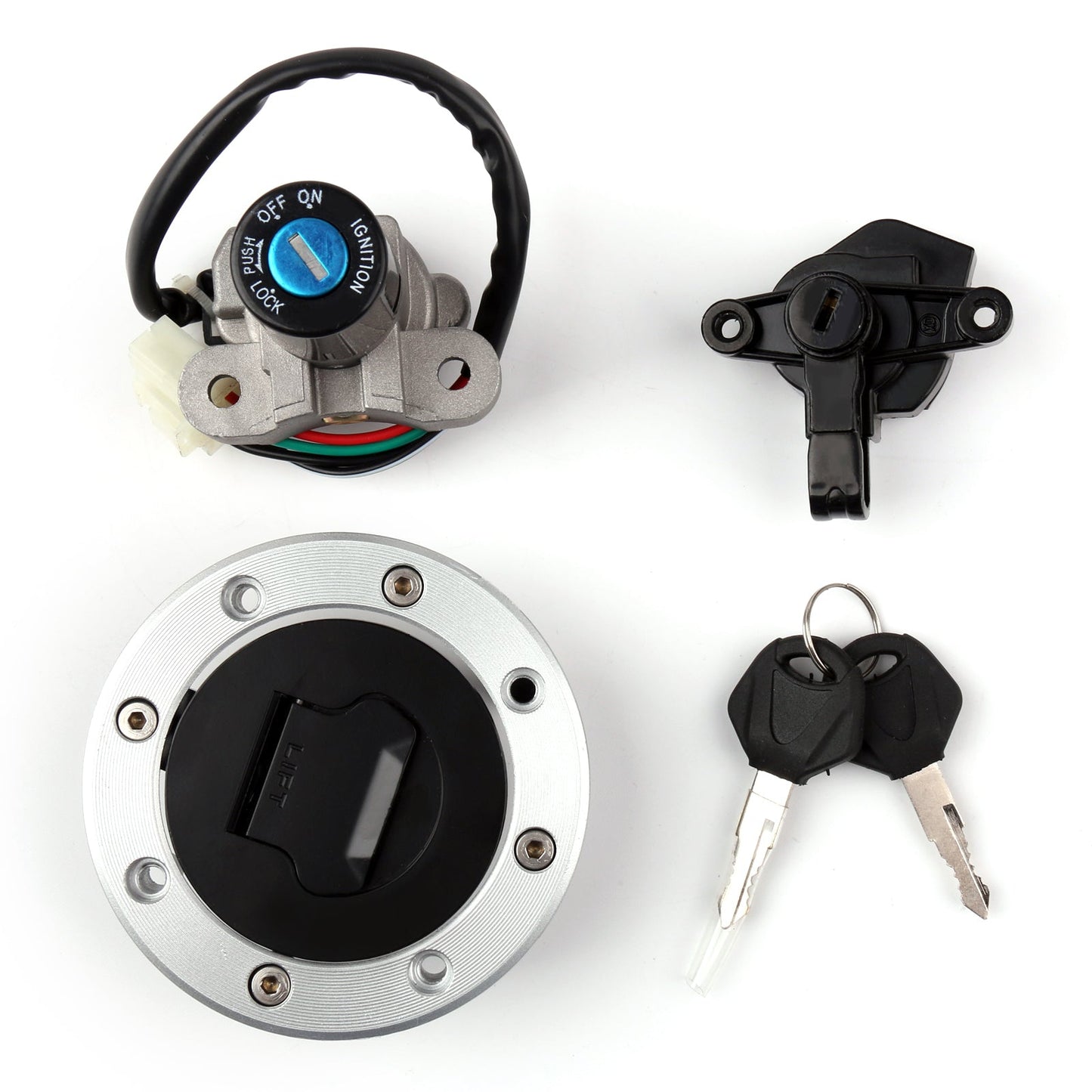 Ignition Switch Lock Fuel Gas Cap Set For Suzuki GSXR400 GK76A 90-95 RF900 94-99