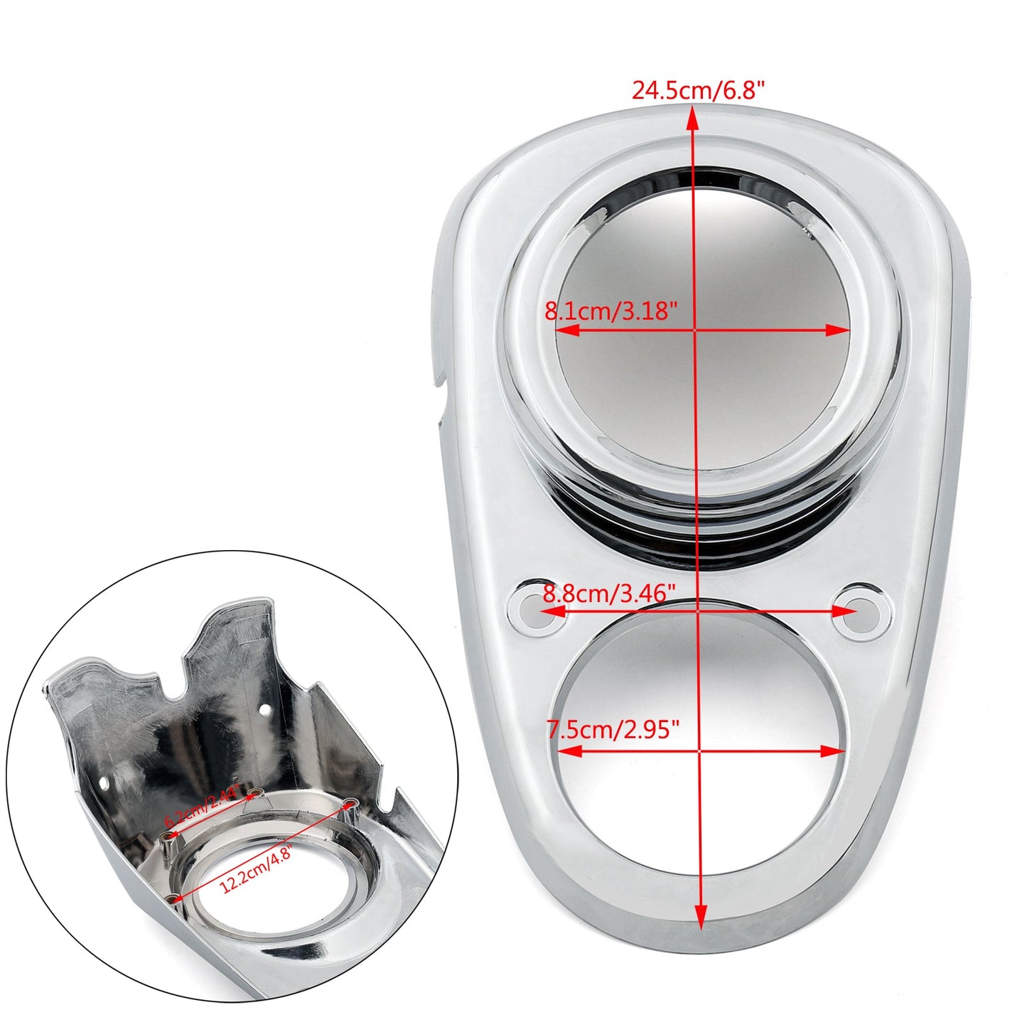 Speedometer Gauge Tachometer Case Cover Fit for Honda VT250 Magna 250 95-97
