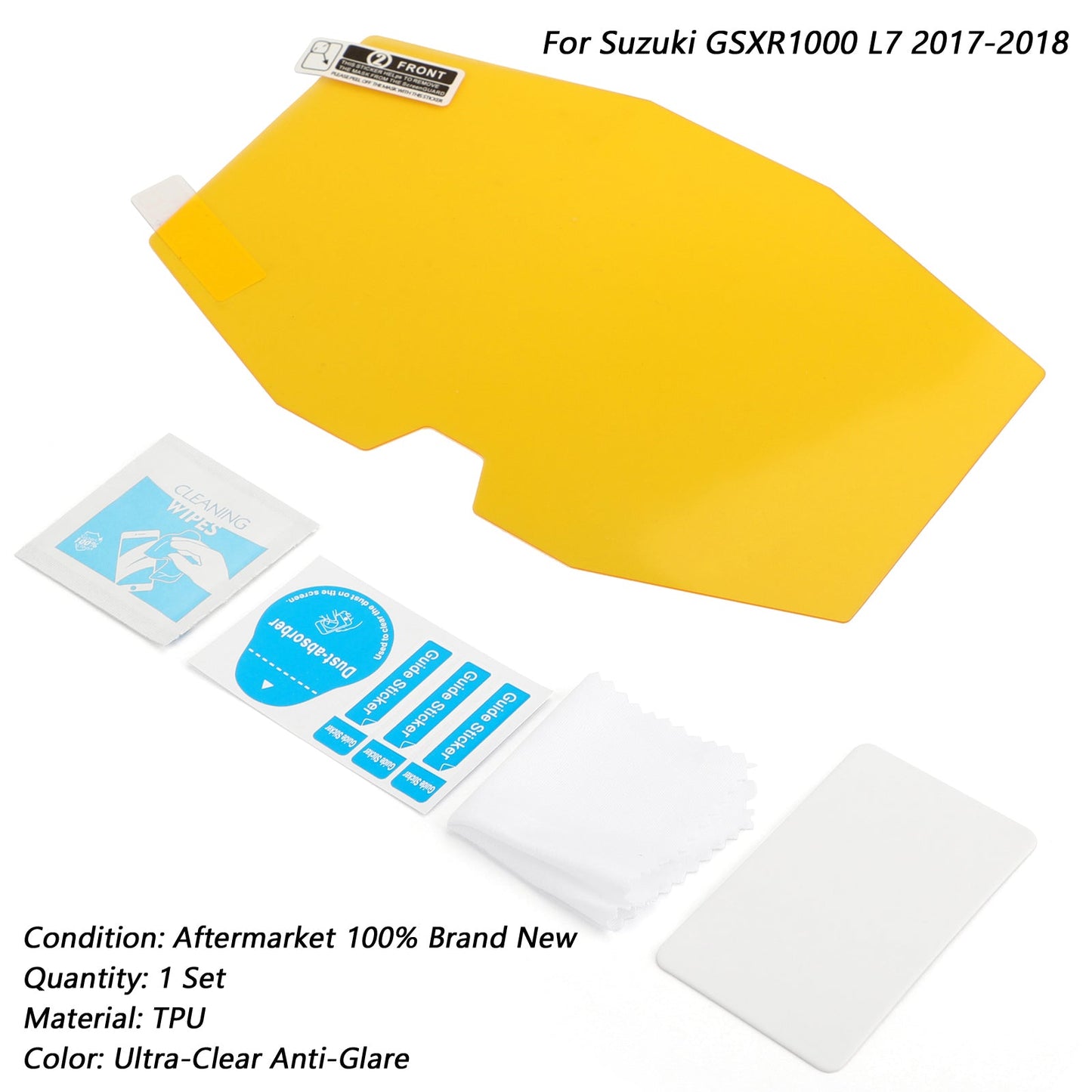 Cluster Scratch Dashboard Screen Protector Fit for Suzuki GSXR1000 L7 2017-2018