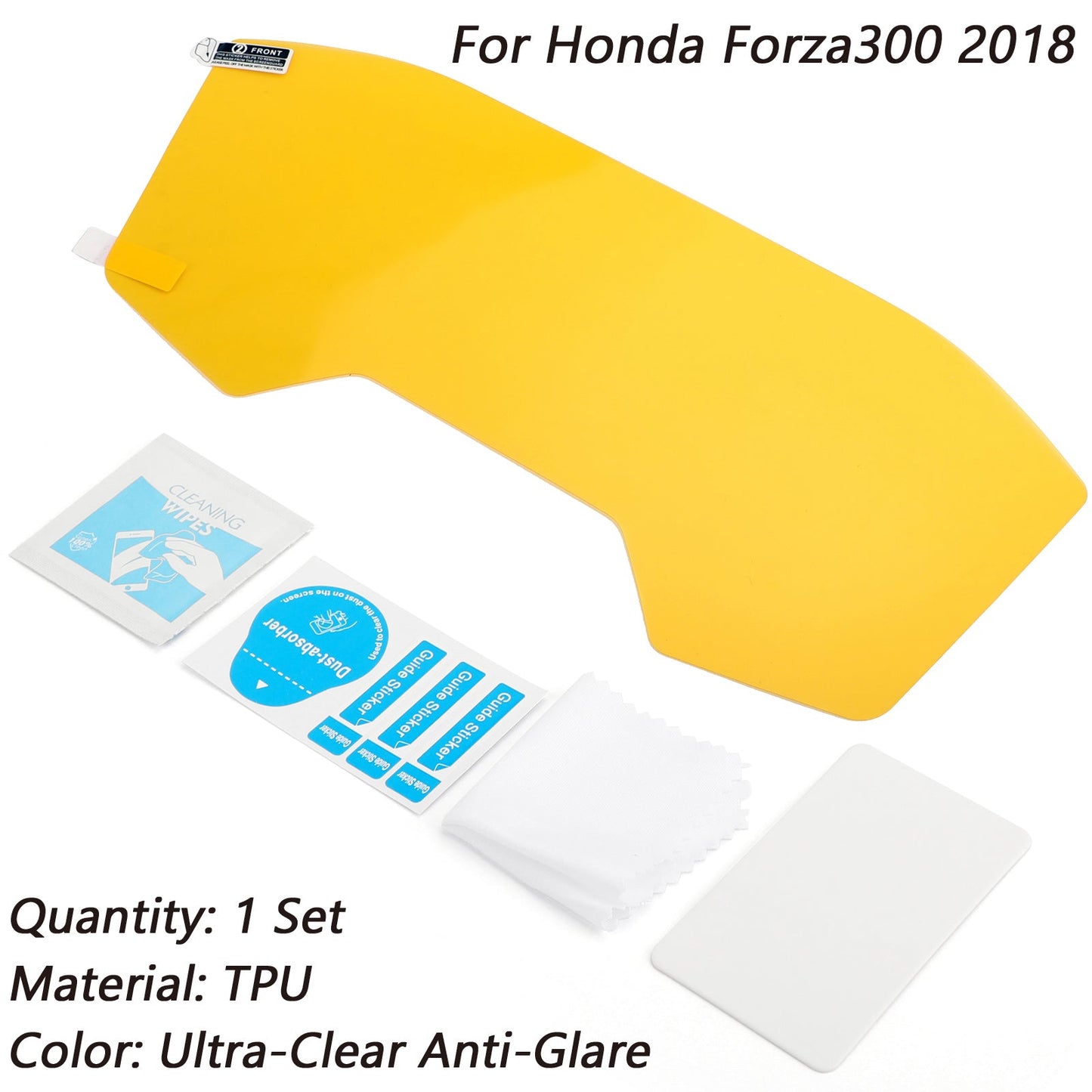Anti-Glare Ultra Clear Dashboard Screen Protector Fit for Honda Forza 300 2018