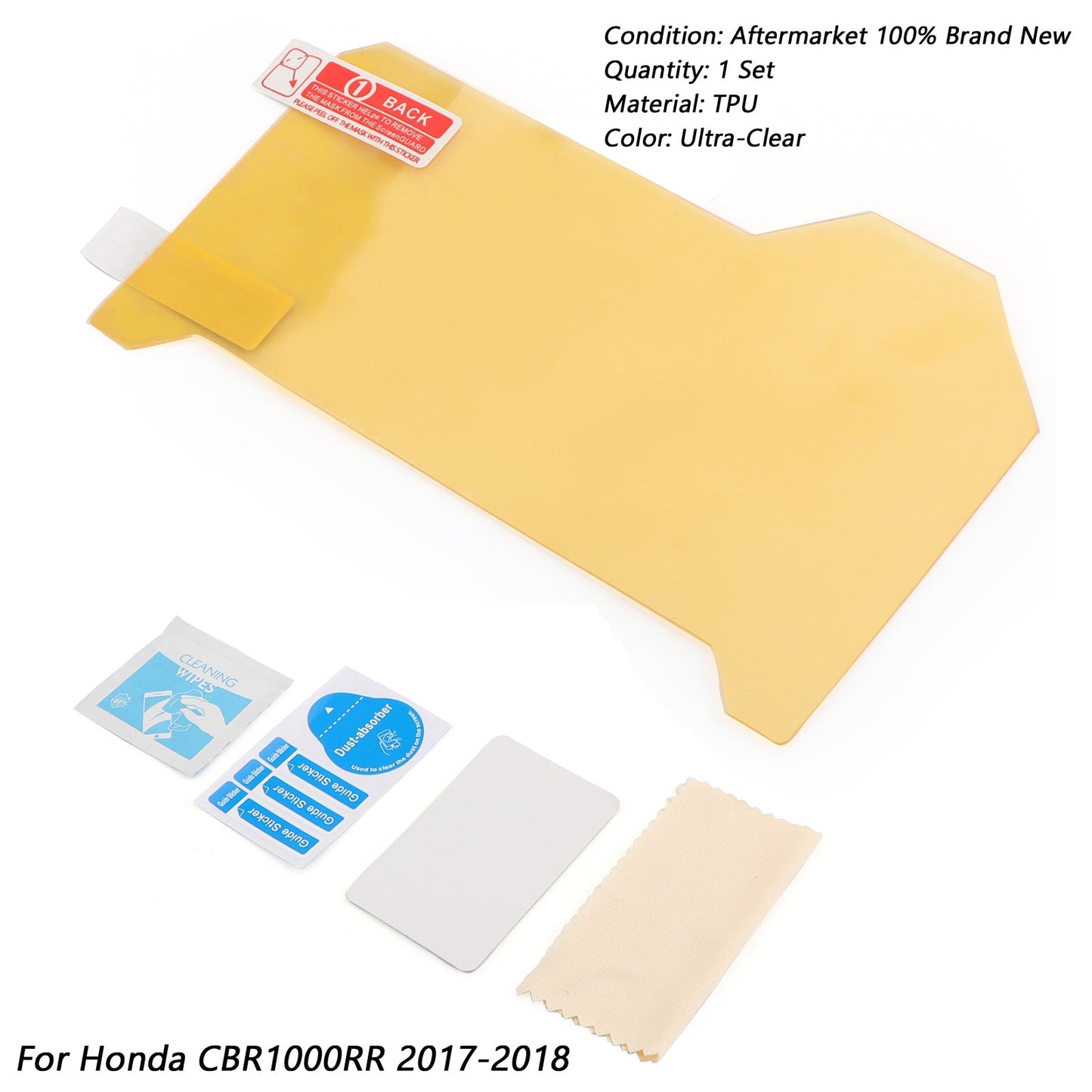 Cluster Scratch Protection Film Screen Protector Fit for Honda CBR1000RR 17-18