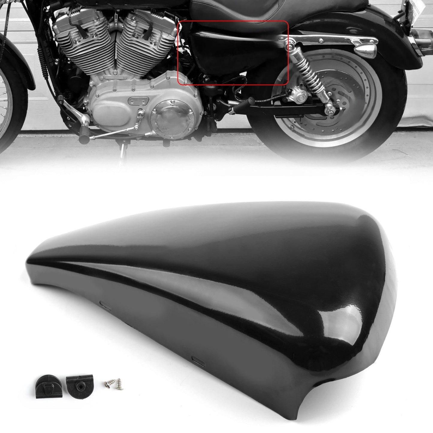 2014-2018 Harley Sportster XL883 XL1200 Left Side Battery Cover