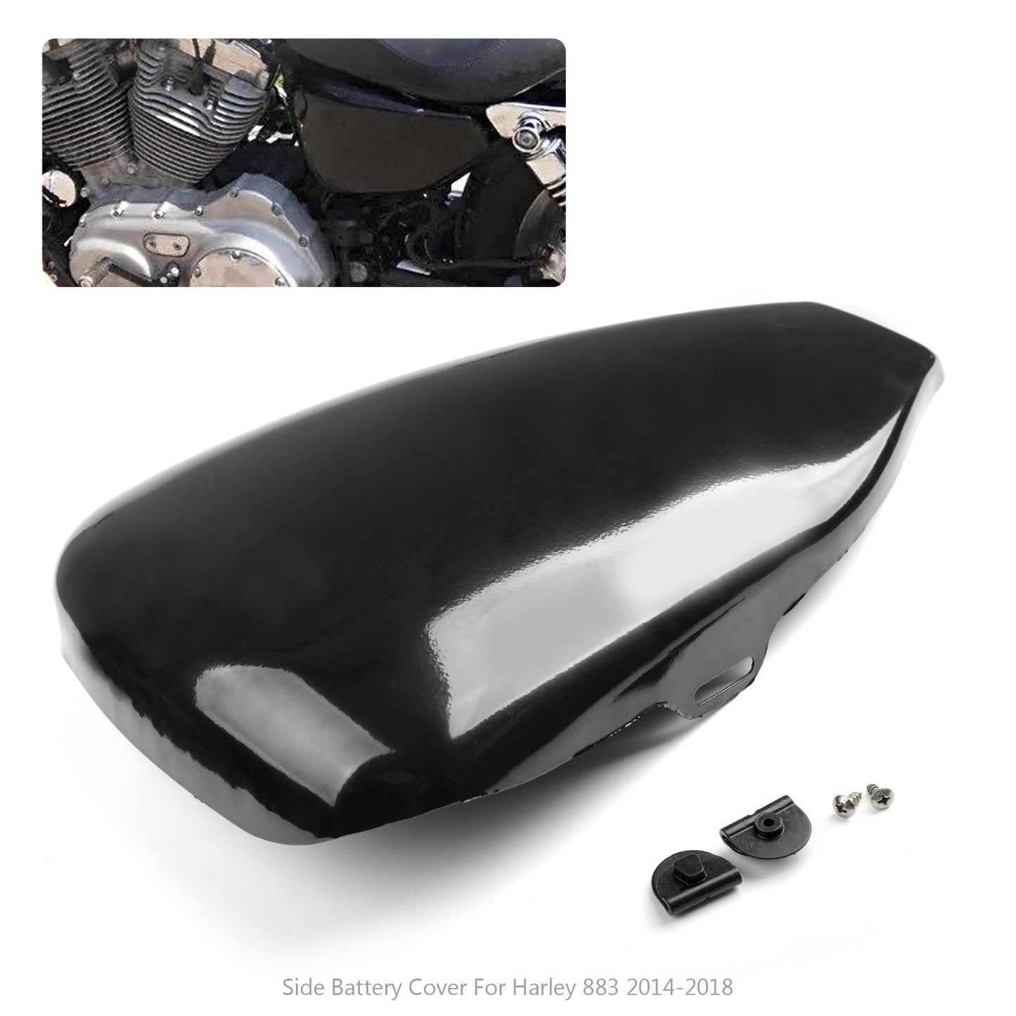 2014-2018 Harley Sportster XL883 XL1200 Left Side Battery Cover