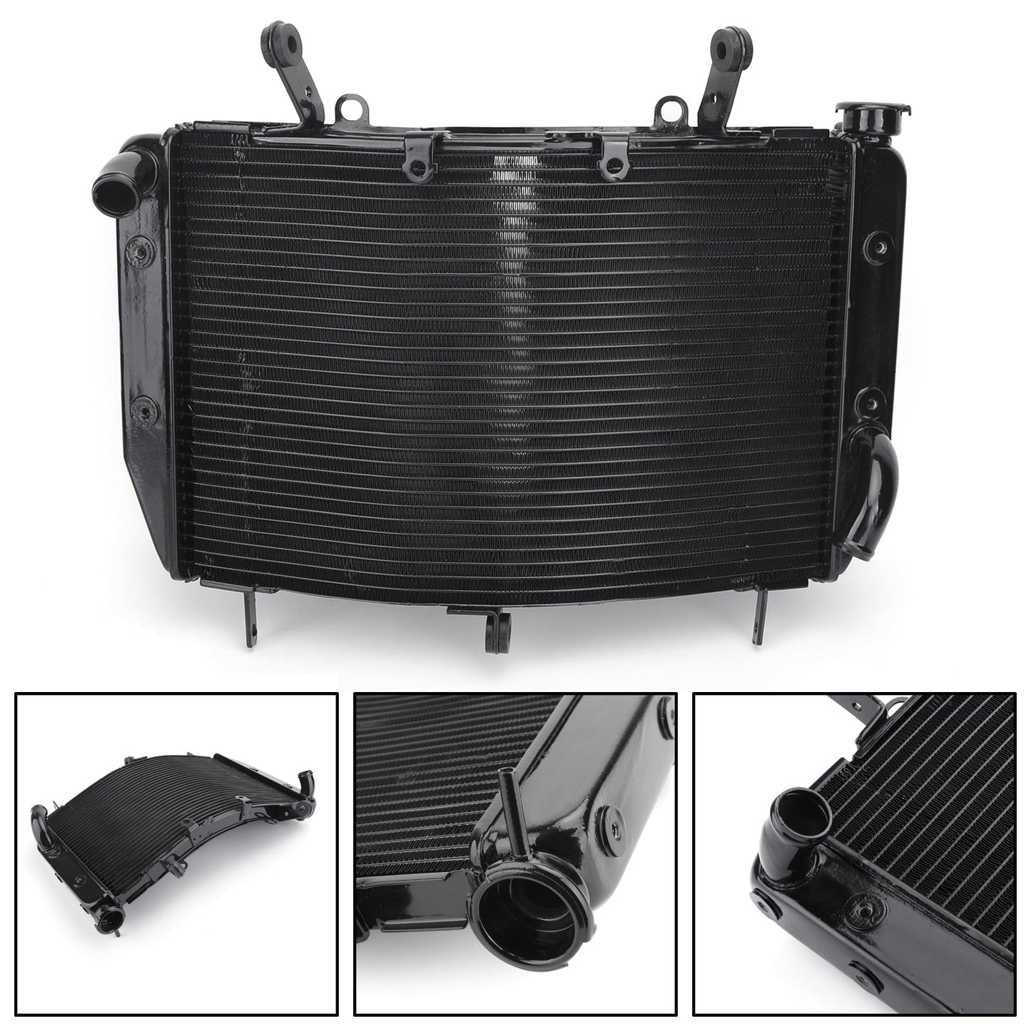 Radiator Grille Guard Cooler For Yamaha YZF-R6 600 2006-2010 Black
