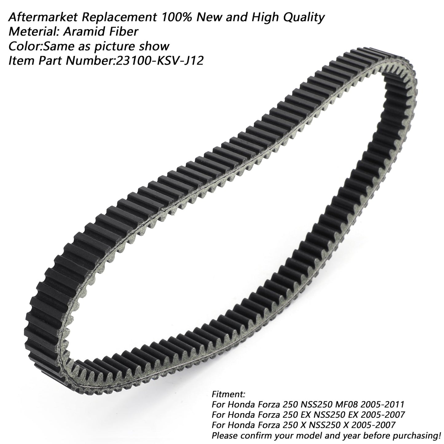 Premium Drive Belt For Honda Forza 250 NSS250 MF08 05-11 EX NSS250 05-07