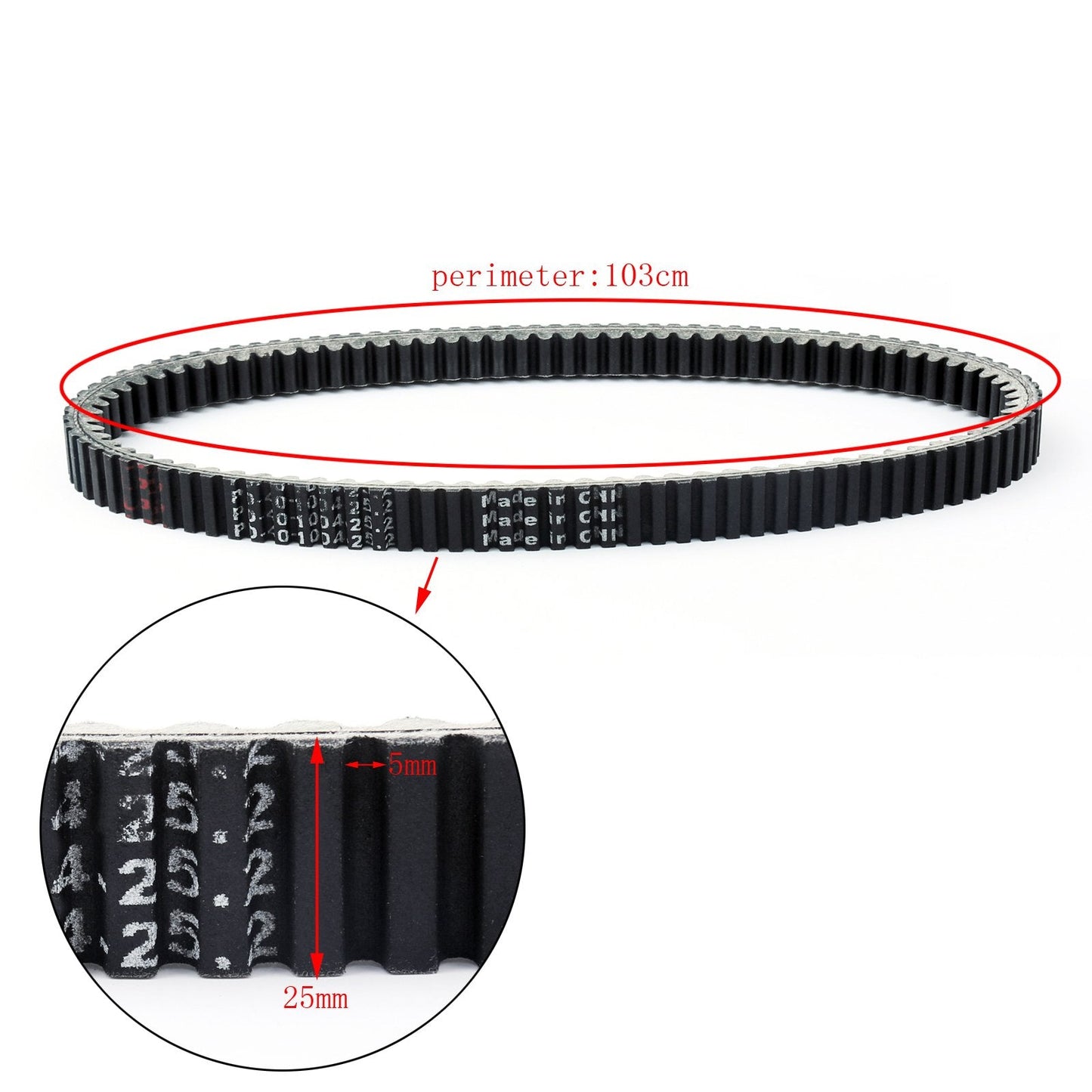 Drive Belt 23100-LEA7-E01 For Kymco Downtown 300 350 Shadow K-XCT People GTi 300
