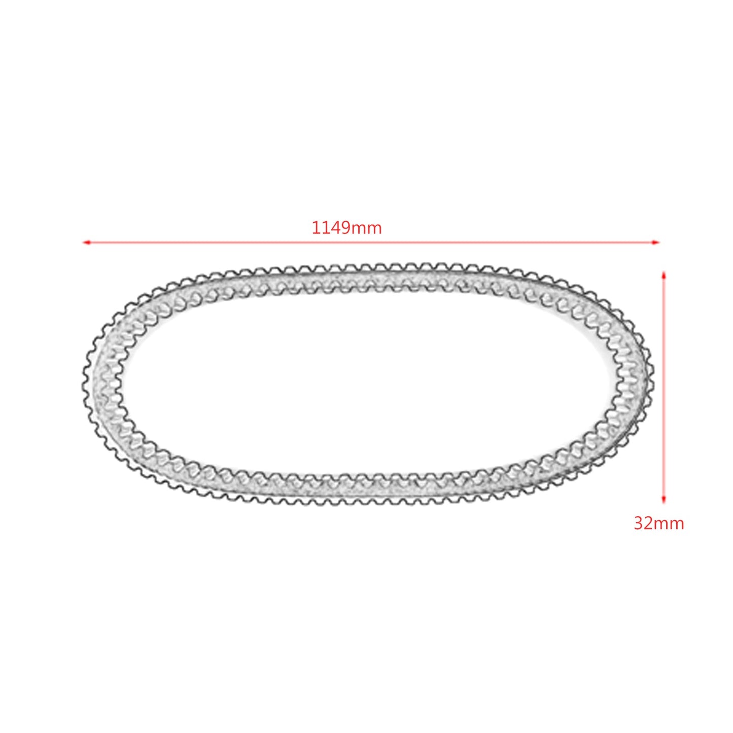 Drive Belt 3211059 for Polaris Sport 440 1993-1999 Touring Deluxe 1993