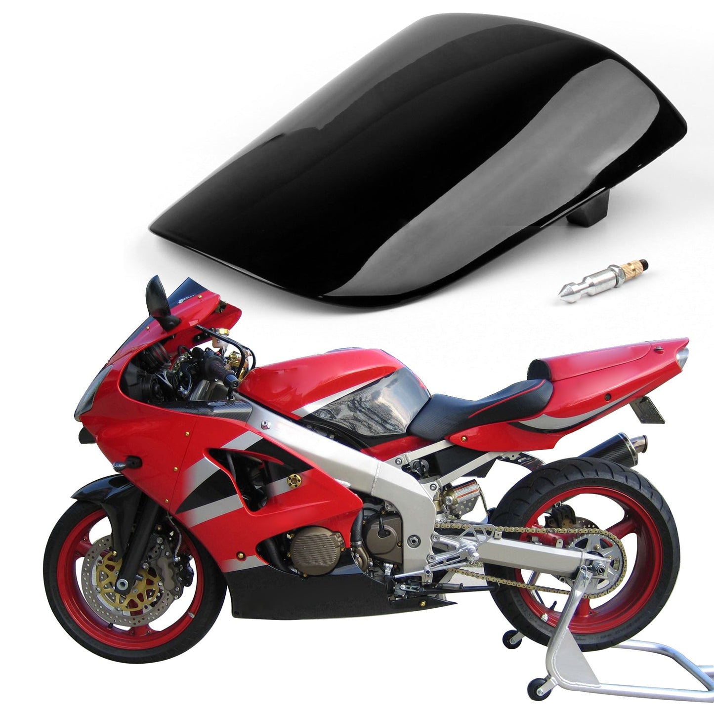 Rear Seat Cover Cowl For Kawasaki ZX6R ZX 6R 2-22 White